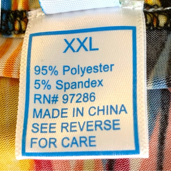 TOUCH EXPRESS MULTICOLORED FEATHER PRINT SUNDRESS. WOMEN’S SIZE XXL (20) - Picture 9 of 9